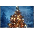 thumbnail image 1 of EREHome Christmas Tree Placemat Plate Holder Set of 6, Table Mats Protector 12x18 inch, 1 of 5