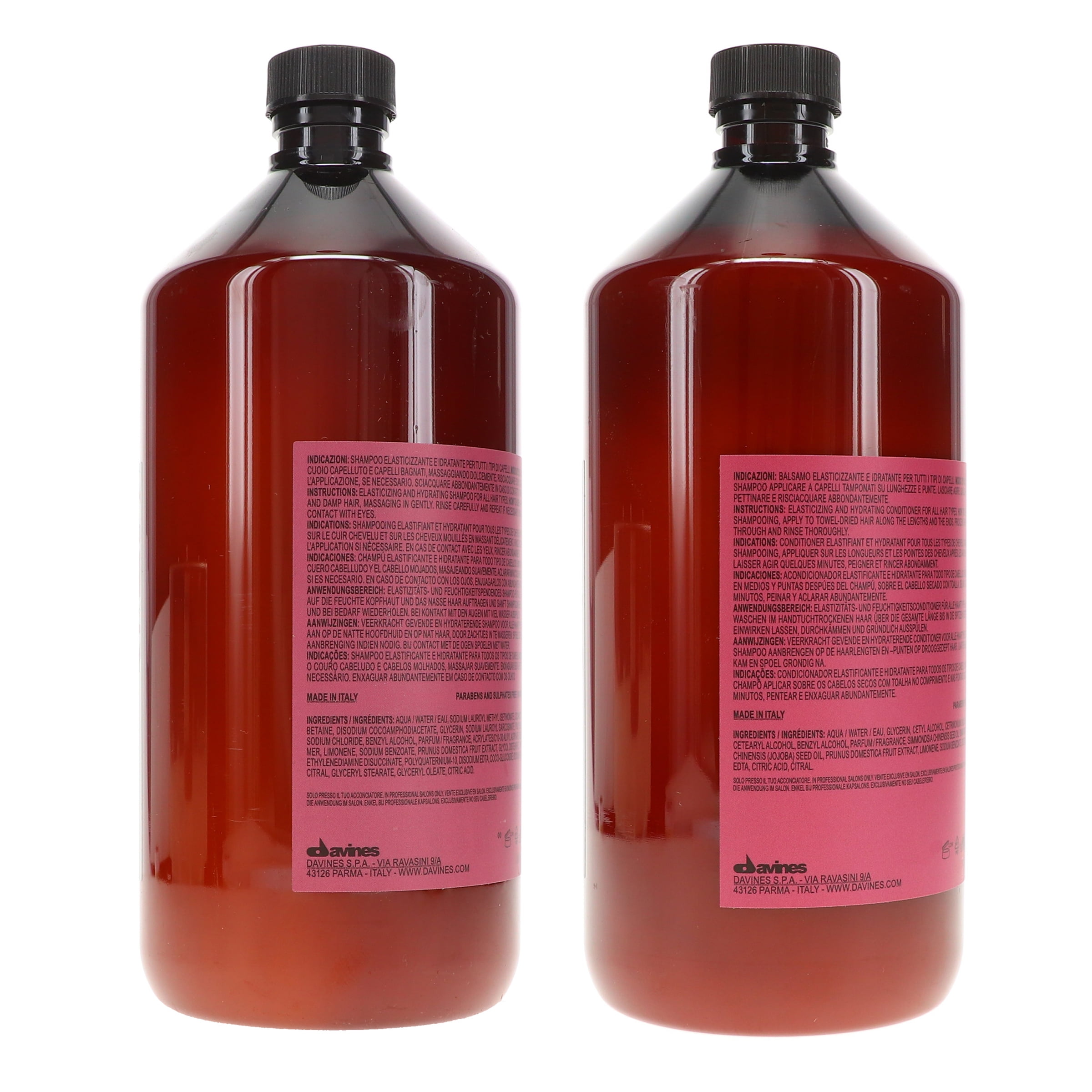 Davines NaturalTech Replumping Shampoo 33.8 oz & Conditioner 33.8 oz Combo Pack