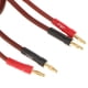 thumbnail image 4 of Cable de sonido para de 2 piezas con conectores tipo banana chapados en oro y conductores sin , 6,6 pies yotijar Cable de audio para altavoz, 4 of 8