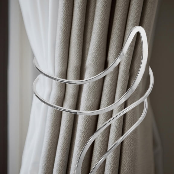 MEIBUTYUP Tiebacks, Modern Moon Rope Design, Easy to Use, Set of 2 Pieces for Home Decor