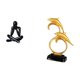 thumbnail image 5 of Figura decorativa de escritorio ThinkerDesktop, escultura abstracta de un delfín, adorno de resina creativa, ideal para la oficina, el hogar o como re, 5 of 8