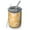 Yellow Daisy Flower, variant on 12oz Coffee Tumblers Dark Blue White Flower Pattern Stainless Steel Vacuum Insulated Travel Tumbler Coffee Cups Mug with Lid and Straw with Cleaning Brush for Cold & Hot Drinks