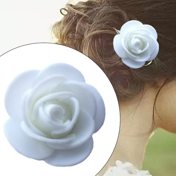 Fake Flowers Clearance! Realistic Foam Rose Flowers – Artificial Floral Decor for Weddings & Home Decoration – Faux Roses for Lasting A Simulated Foam Flower