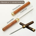 thumbnail image 3 of BBLCY Cutter Stainless Ice Pick Pick Tool With Cover Non Slip Wooden Handle Pick For Bars Kitchen Bartender Breaking Ice, 3 of 9