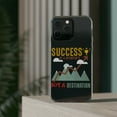 thumbnail image 3 of DistinctInk Clear Case for Apple iPhone 15 (6.1" Screen) - Success Journey Not Destination, 3 of 9