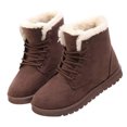 thumbnail image 1 of Fluffy Snow Boots Thick Fleece Lined Warm Women Winter Ankle Boots, 1 of 7