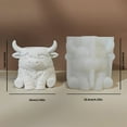 thumbnail image 5 of Flexible Silicone Mold for Concrete Flower Pot Desktop Ornament Planter Mould, 5 of 6