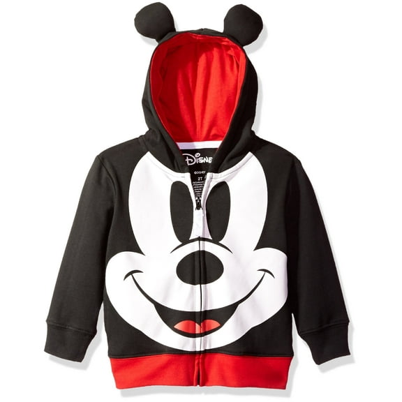 Disney Toddler Boys' Mickey Mouse Costume Hoodie, Black, 2T