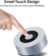 thumbnail image 4 of Altavoz Bluetooth táctil con funda impermeable, música de 8 h, sonido HD de cristal más fuerte, mini altavoz Bluetooth portátil premium para iPhone iPad Tablet ducha, 4 of 8