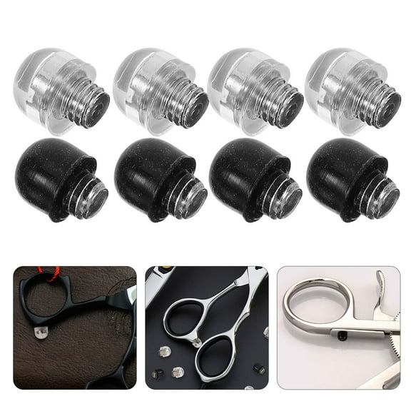 OUNONA Practical Scissor Mufflers Assorted Colors for Hairdressing Scissors 12Pcs