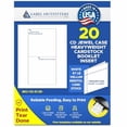thumbnail image 3 of 250 Label Outfitters Bulk Pack Printable Jewel Case Mini Booklet, 67# White Bristol Cardstock, 250 Sheets, 3 of 4
