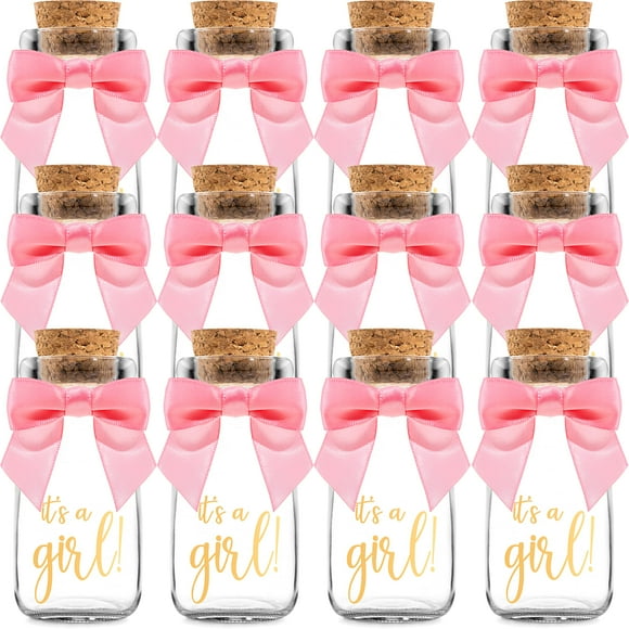 Biberón Ethisa pequeño, paquete de 12 unidades, vaso de leche It's a Girl