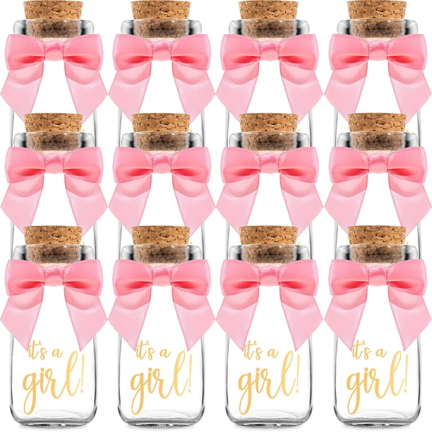Biberón Ethisa pequeño, paquete de 12 unidades, vaso de leche It's a Girl