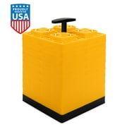 Camco FasTen RV Leveling Blocks - 10 Pack, Yellow (44514)