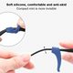 thumbnail image 3 of Anti-slip Eyeglass Ear Grips Hook Comfortable Silicone Elastic Eyeglasses Temple Tips Sve Retainer-for Eyewear Sunglasses Spectacles Glasses,s, 3 of 4