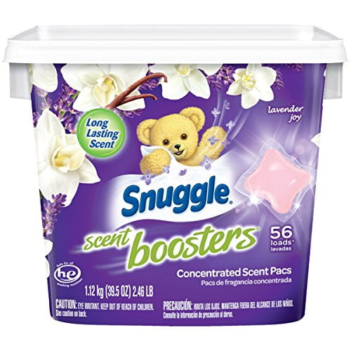 Snuggle Scent Boosters In-Wash Laundry Scent Pacs, Lavender Joy, 56 Count