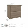 thumbnail image 6 of UrbanPro 2 Drawer Lateral File Cabinet in Ash Gray - Engineered Wood, 6 of 7