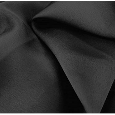 58" Black Crepe Back Satin Fabric by The Bolt- 10 Yards