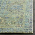 thumbnail image 3 of SAFAVIEH Valencia Tristen Floral Bordered Polyester Runner Rug, Blue/Multi, 2'3" x 12', 3 of 7