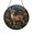 Acrylic 3.5 Inch, variant on Floral Forest Deer Acrylic Window Hanging – Nature Inspired Decor