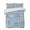 Blue, variant on Quilts King Size Bedding Set, Orange Red Coral Coastal Lightweight Quilted Comforter, Ocean Nautical Seaside Beach Soft Reversible Bedspread Coverlet with Pillow Covers for All Season, 96" x 106"
