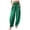 Green, variant on Ecqkame Wide Leg Pants for Women Clearance Women's Casual Loose Baggy Pocket Pants Fashion Playsuit Trousers Overalls Cotton And Linen Pants Green XL