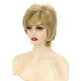 SIfdSeng N Wig Woman Fashion Short Straight Hair Light Blonde Short ...