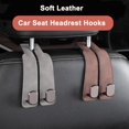 thumbnail image 3 of Amelity Headrest Hooks for Car, Car Hooks for Purses and Bags, Purse Hook for Car (Grey-2 Pack), 3 of 6
