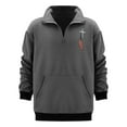 thumbnail image 4 of MSJUHEG Hoodies For Men Zip Up Hoodie Men'S Casual Zippered Collar Flag Printed Sweatshirt Hoodie Gray L, 4 of 4