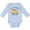 AE-Light Blue, variant on My Grandma Loves Me with Cute Squirrels in Autumn Boys or Girls Long Sleeve Baby Bodysuit