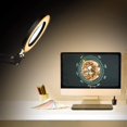 thumbnail image 2 of Hongchun Desk Magnifying Lamp with 8X Glass Lens 720 LED 3 Dimming Modes USB Powered Professional Hands Free Magnifying Glass with Clamp for Repair Crafts Reading Leisure, 2 of 5
