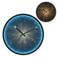 thumbnail image 2 of Indoor 12' Voice-Activated Luminous Decoration Wall Clock With LED Night Light Light Rays, 2 of 8