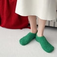 thumbnail image 5 of Skola Non Slip Socks for Women Winter Warm Cozy Fuzzy Slipper Socks Soft Fluffy Christmas Socks with Grips Microfiber Ankle Socks women's shoe size 5-8.5, 5 of 13