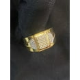 thumbnail image 5 of Pave 0.70 Cts Round Brilliant Cut Diamonds Men's Wedding Band Ring In Hallmark 14K Yellow Gold, 5 of 16