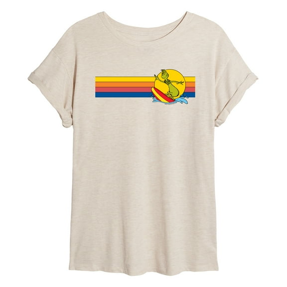 The Grinch - Grinch Surf Retro - Women's Oversized T-Shirt