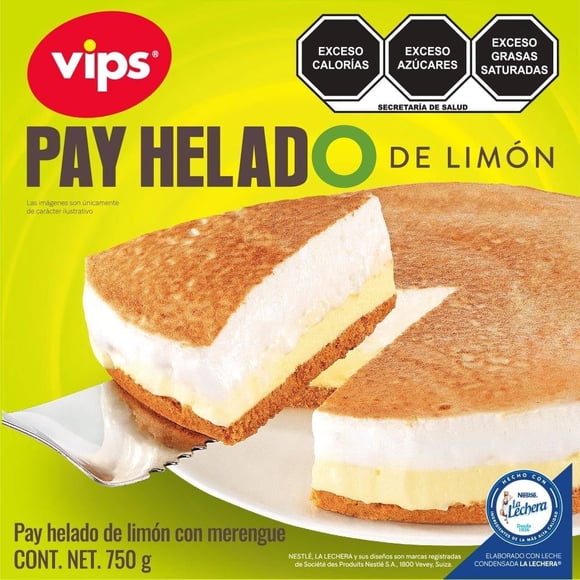 Pay helado Vips La Lechera de limón 750 g