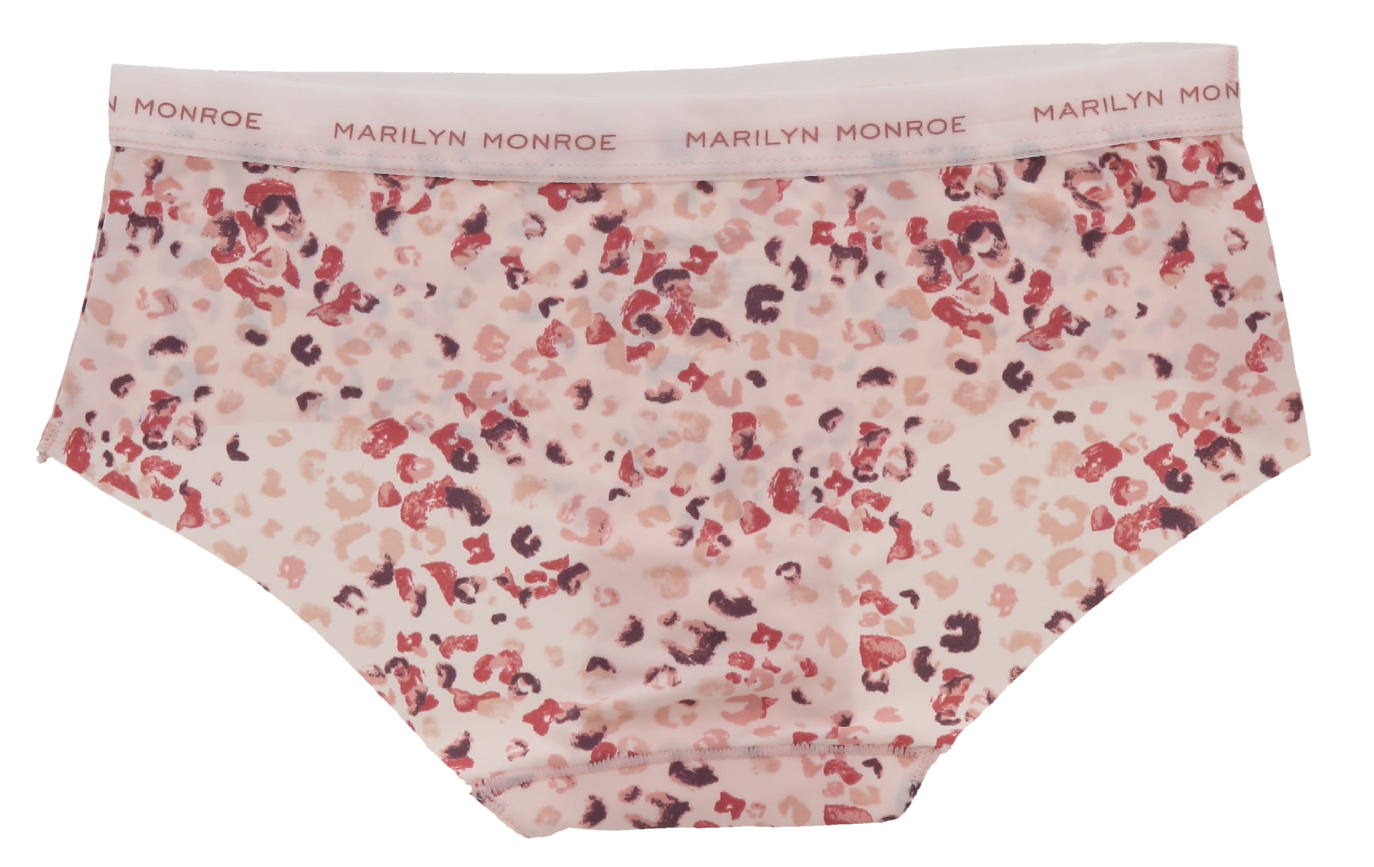 Marilyn Monroe Women's Seamless Sports Band Hipster Panties 5 Pack - Pink &  Mauve Animal Print - Small 
