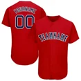 thumbnail image 3 of Camiseta de béisbol personalizada de la serie roja, sección para hombres y mujeres, camisa con impresión 3D, camisetas casuales de equipo, camisetas unisex de hip hop, 3 of 5