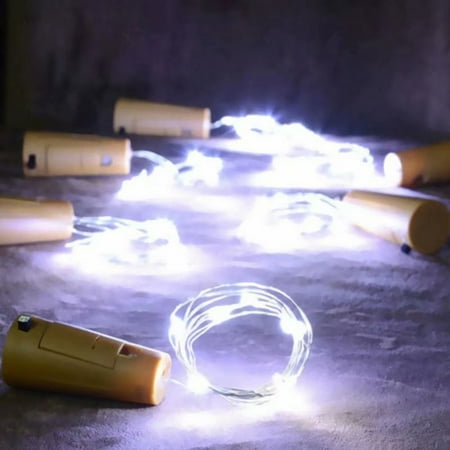 High Resolution Low Light Wine Cork Light Low Power Consumption High Performance High Brightness Energy-Saving Waterproof Home Decoration Wedding Party,white ()