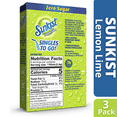 thumbnail image 4 of Sunkist Soda Lemon Lime Singles To Go Drink Mix, 6 Count Ea, Box (3 Pack), 4 of 6