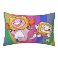 thumbnail image 1 of Funda de almohada Lan-Ky Box, bonita funda de cojín con dibujos animados, juego de cojines para la espalda, ropa de cama suave, decoración del hogar, regalos de boda, 20 x 30 pulgadas, 1 of 5