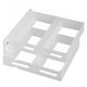 thumbnail image 4 of Cateissary Estante de almacenamiento Organizador giratorio Estante de almacenamiento de empuje y extracción de plástico para baño de cocina, 4 of 6
