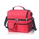 thumbnail image 3 of Bolsa de transporte de alimentos reutilizable Aislamiento térmico Refrigerador de doble capa Saco Capacidad de gran capacidad Organizador de asas en casa Rojo al aire libre Inevent HA010463-03, 3 of 6