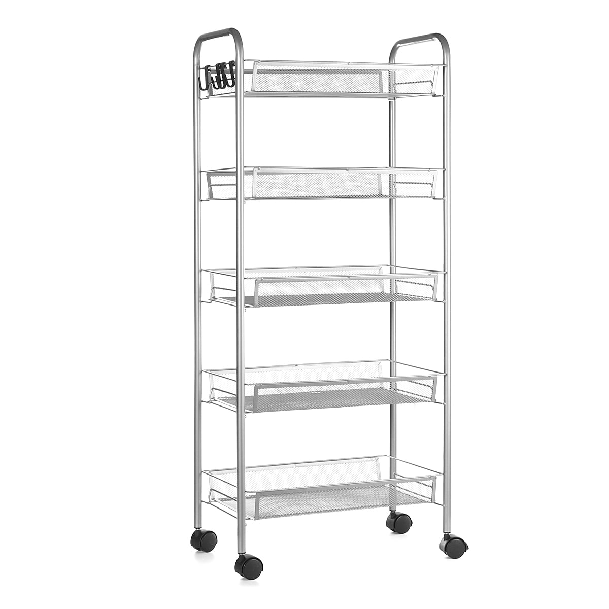 5Tier Wire Shelving Unit Steel Large Metal Shelf Organizer Garage