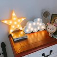 thumbnail image 2 of 3PCS LED Night Light Cute Star Moon Wall Desktop Kids Room Nursery Lamp, Baby Shower Small Light para fiesta de cumpleaños, sala de estar, decoración navideña Xemadio LN-2465, 2 of 4