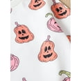 thumbnail image 6 of Baby Halloween Romper 6M 12M 18M 24M Long Sleeve Round Neck Cartoon Pumpkin Print Bodysuit Newborn Clothes, 6 of 10