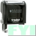 thumbnail image 1 of Self-Inking Bold FYI Stamp, Trodat Printy 4911, Press and Print Stamping, Impression Size 5/8" x 1-1/2", Up to 10,000 Impressions - Mint Green Ink, 1 of 10