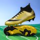 thumbnail image 3 of Zapatos de fútbol para hombre, botas de fútbol con tacos, transpirables, largos, tobillo TF, entrenamiento deportivo al aire libre, ultraligero, 3 of 5