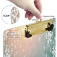 thumbnail image 4 of FMSHPON Christmas Snowflake Santa Snowman Deer Clipboard Hardboard Wood Nursing Clip Board and Pull for Standard A4 Letter 13x9 inches, 4 of 5