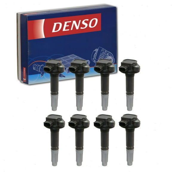 8 pc DENSO Direct Ignition Coils compatible with Ford F-150 5.0L V8 2011-2016